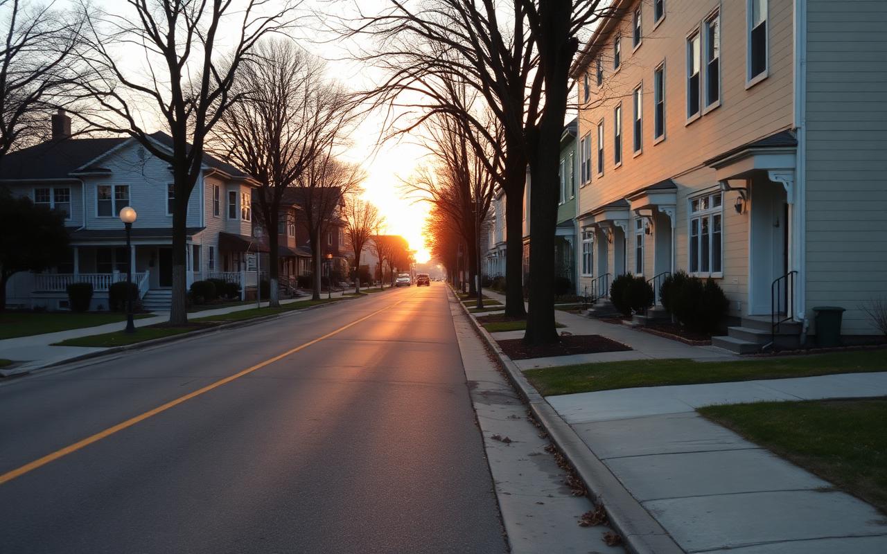 Owner and dog walking a quiet route with wide sightlines and space to move away