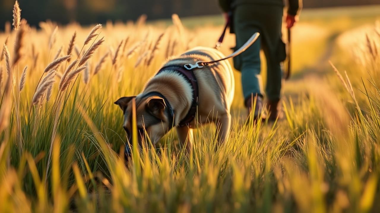 Person gently touching a dog's shoulder for a moment while offering a treat with the other hand